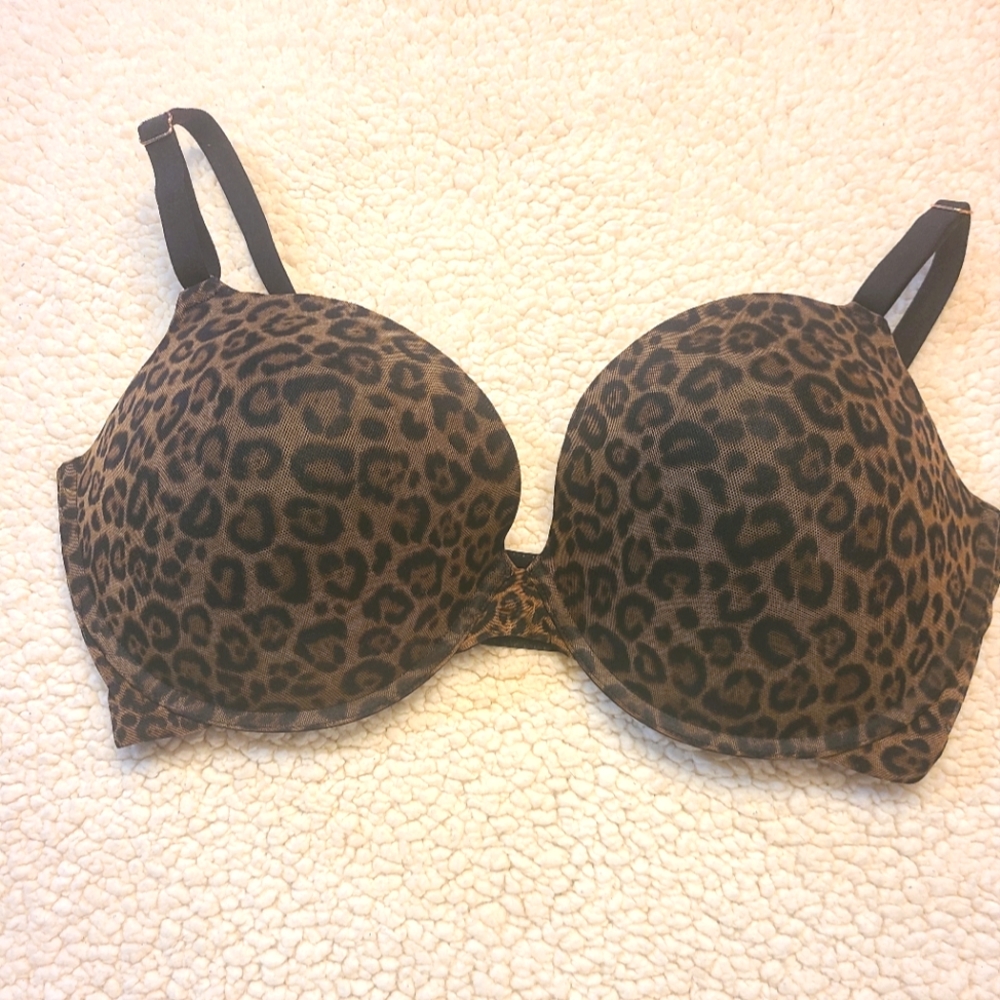 Leopard Print Bra